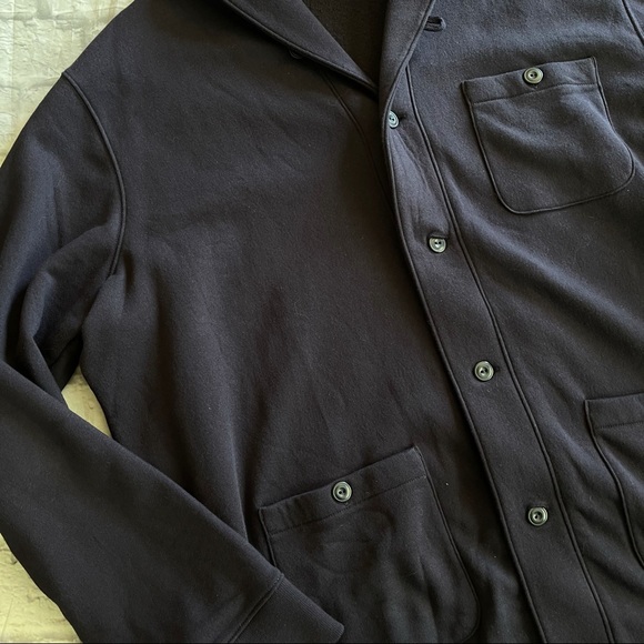 Lands' End Sweaters Lands End Outfitters Navy Blue Shawl Cardigan